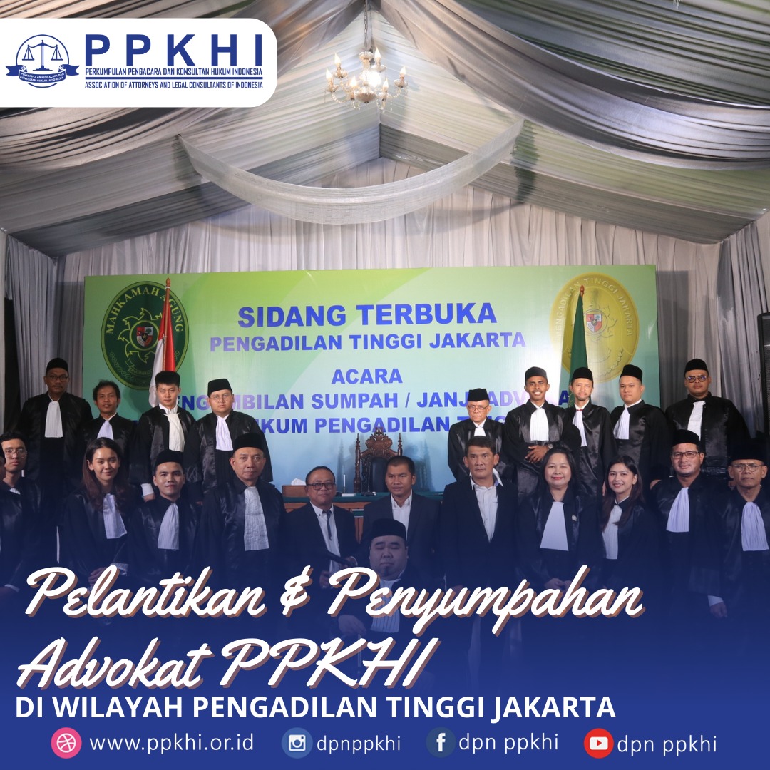 PENGAMBILAN SUMPAH ADVOKAT 2025 WILAYAH HUKUM PENGADILAN TINGGI JAKARTA