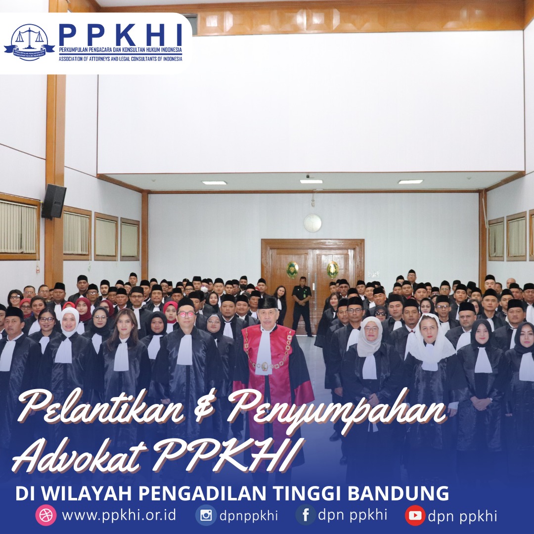 PENGAMBILAN SUMPAH ADVOKAT 2025 WILAYAH HUKUM PENGADILAN TINGGI BANDUNG