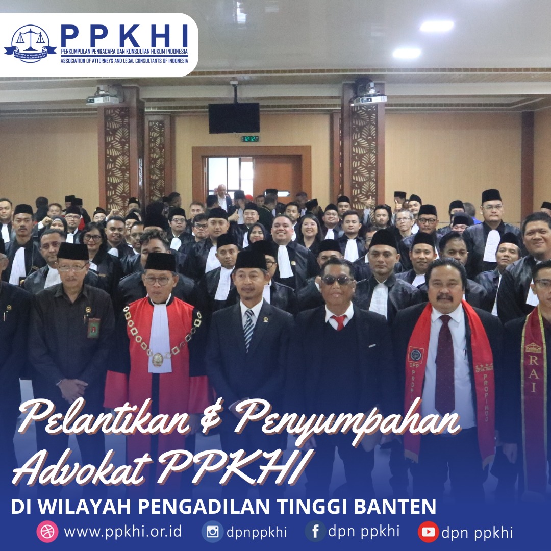 Pengangkatan Sumpah/Janji Advokat Wilayah Hukum Pengadilan Tinggi Banten 1 Juli 2025